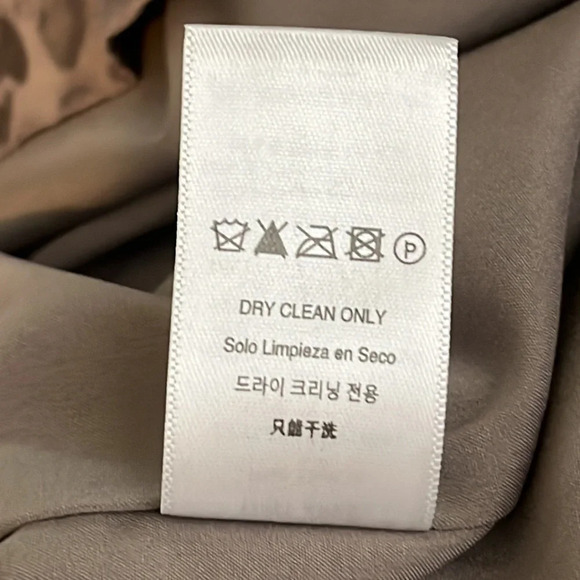 Lost April Taupe Animal Print Short Sleeve Shift Dress - Size Large - NEW - Picture 7 of 7